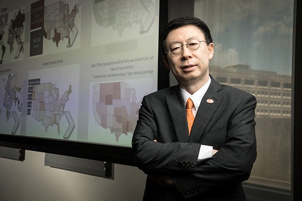 Jiajie Zhang, PhD, dean of the School of Biomedical Informatics (Photo by UTHealth Houston)