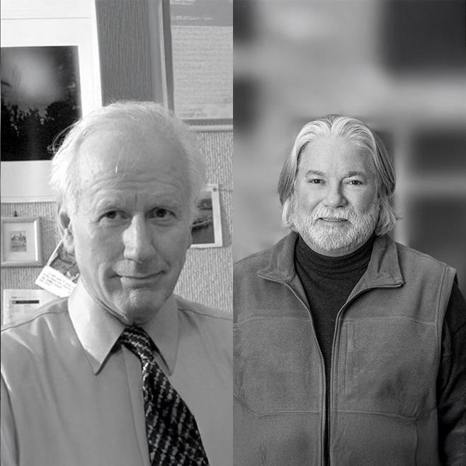 Headshots of Clement “Clem” J. McDonald and Ivo D. Nelson