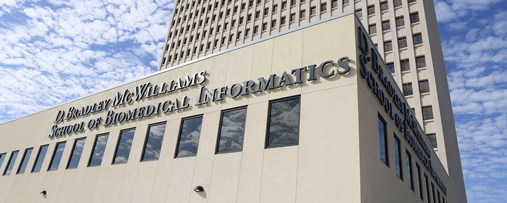 McWilliams School of Biomedical Informatics displays its new name to the world