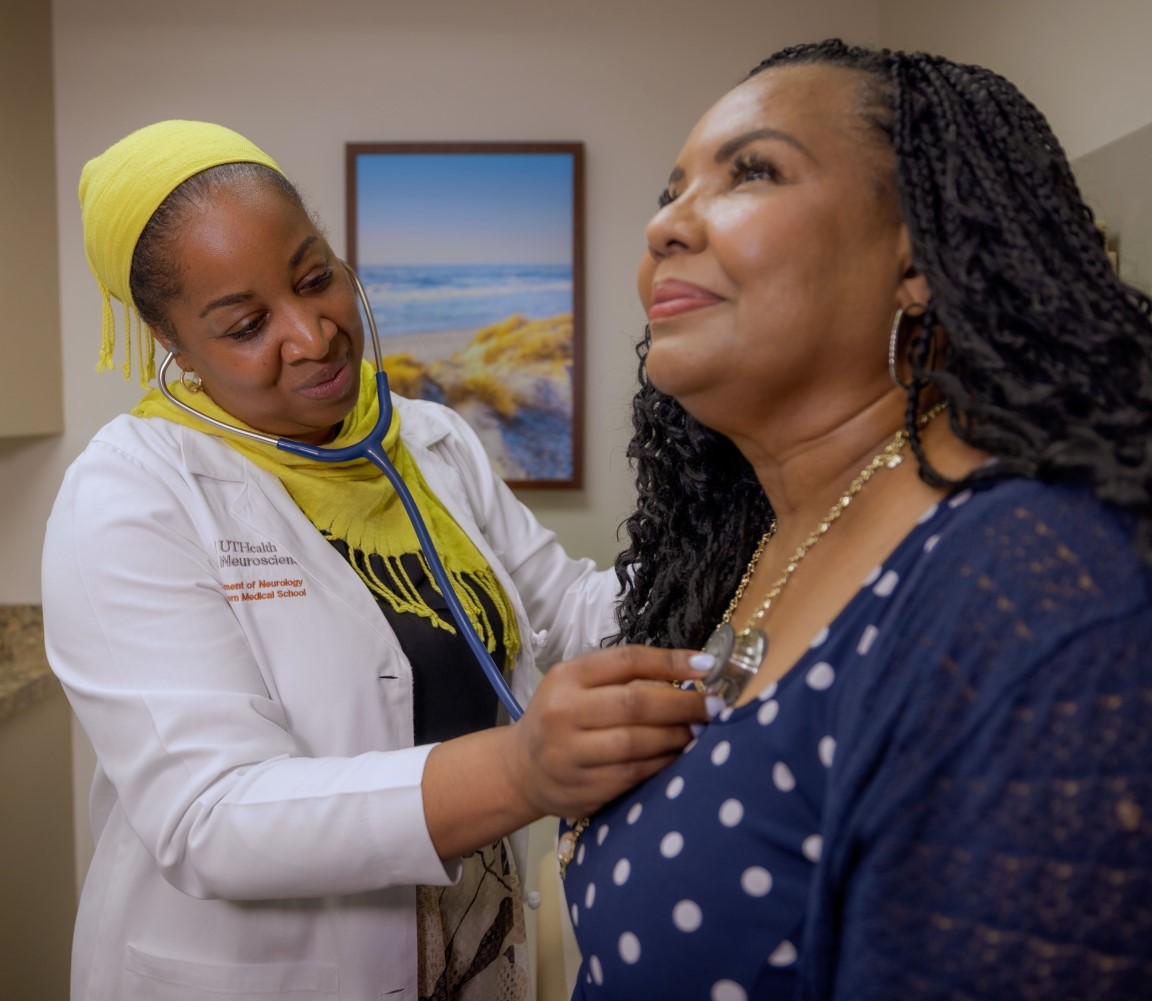 Anjail Sharrief, MD, MPH, is leading a project funded by the NIH to close the gap in neurological outcomes for underserved populations. (Photo by UTHealth Houston)