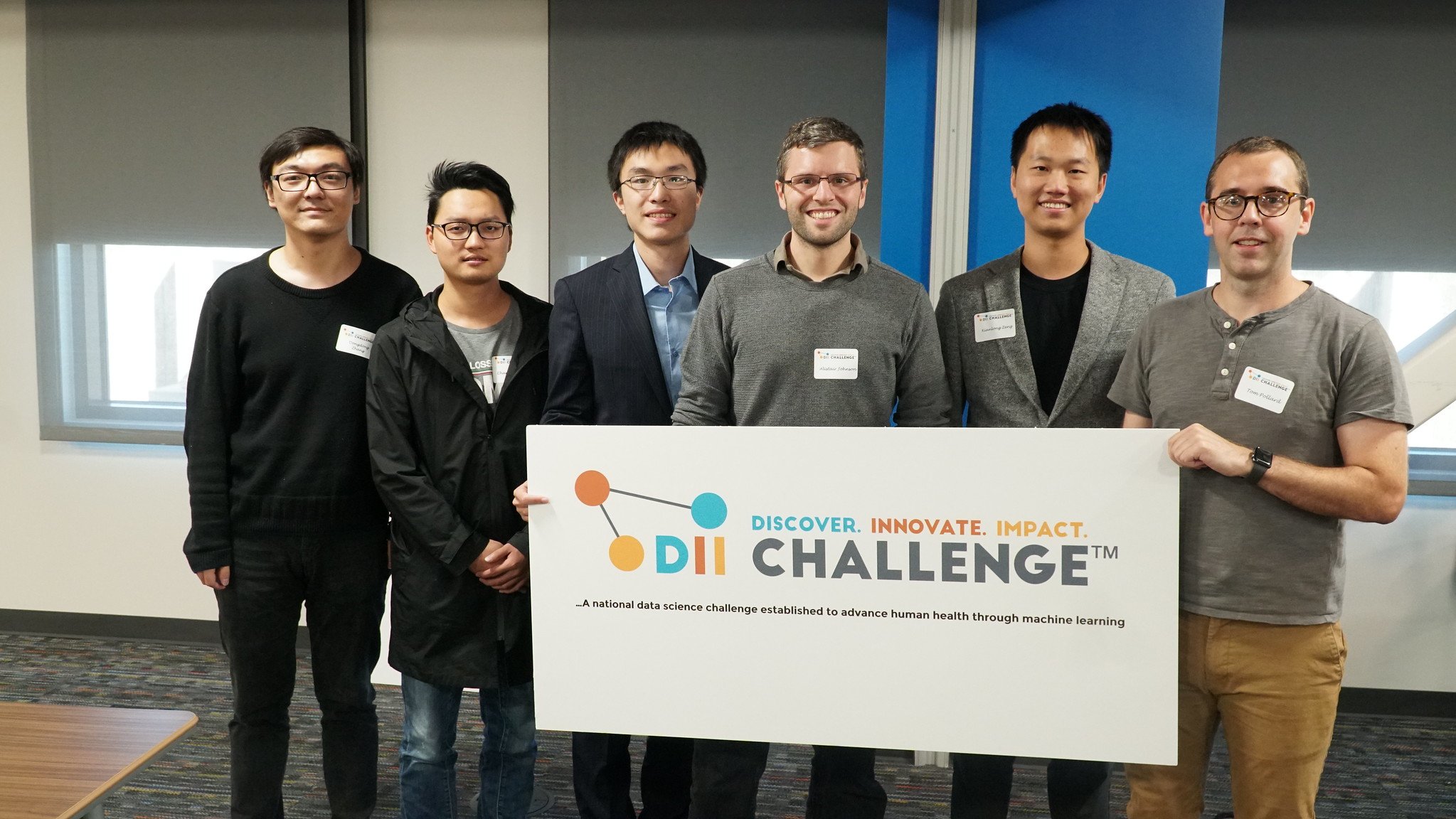2019 DII Challenge Workshop Presenters: Dongdong Zhang and Changchang Yin, Buckeye AI Team; Xianghao Chen, GuanLab Team; Alistair Johnson, LCP Team; Xianlong Zeng, NCH Team; and Tom Pollard, LCP Team.