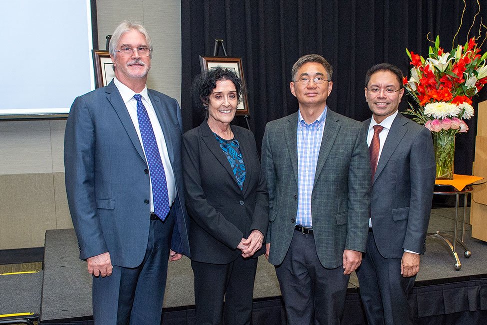 Recipients of the 2023 President's Scholar Awards honored at a ceremony. (Photo by Jacob Power Photography)