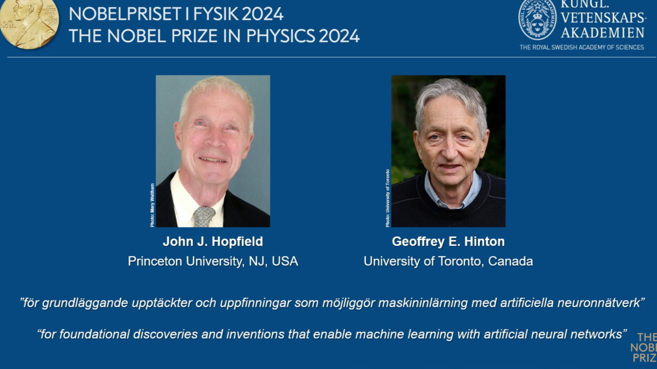 AI Wins the 2024 Nobel Prize in Physics