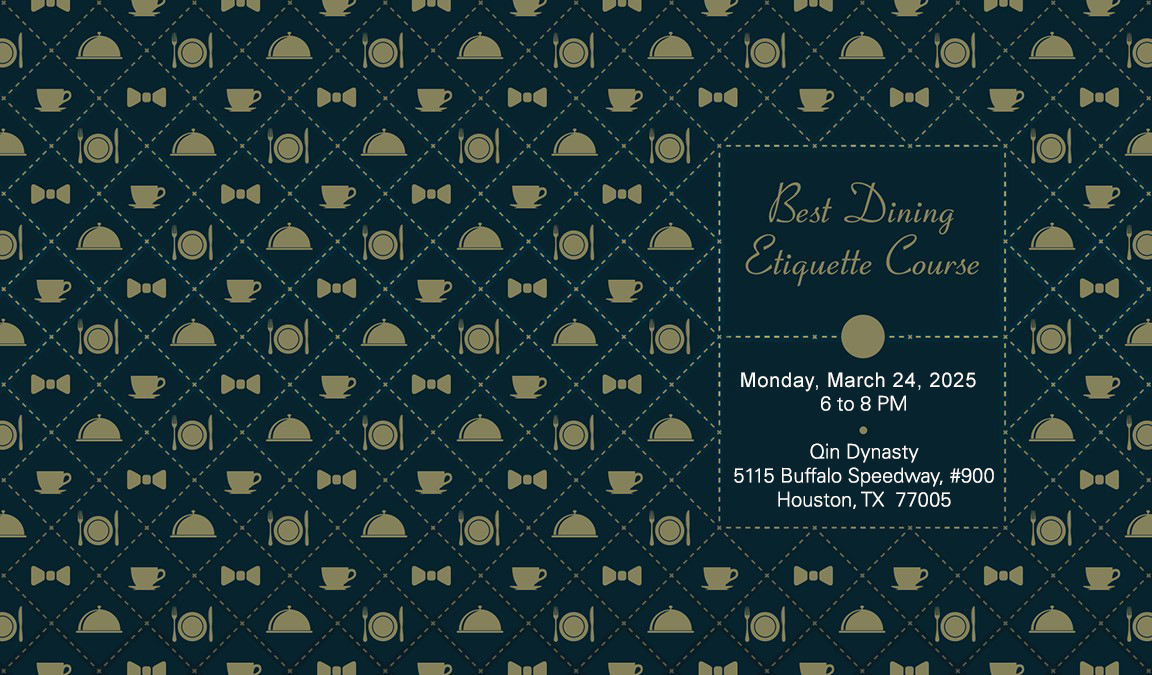 Etiquette Dinner Banner