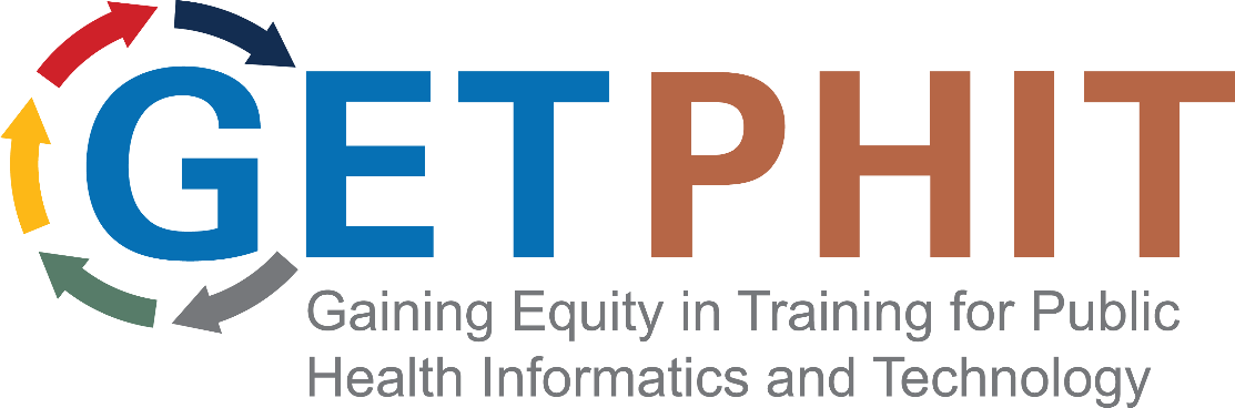 photo of The Gaining Equity in Training for Public Health Informatics and Technology (GET PHIT) logo