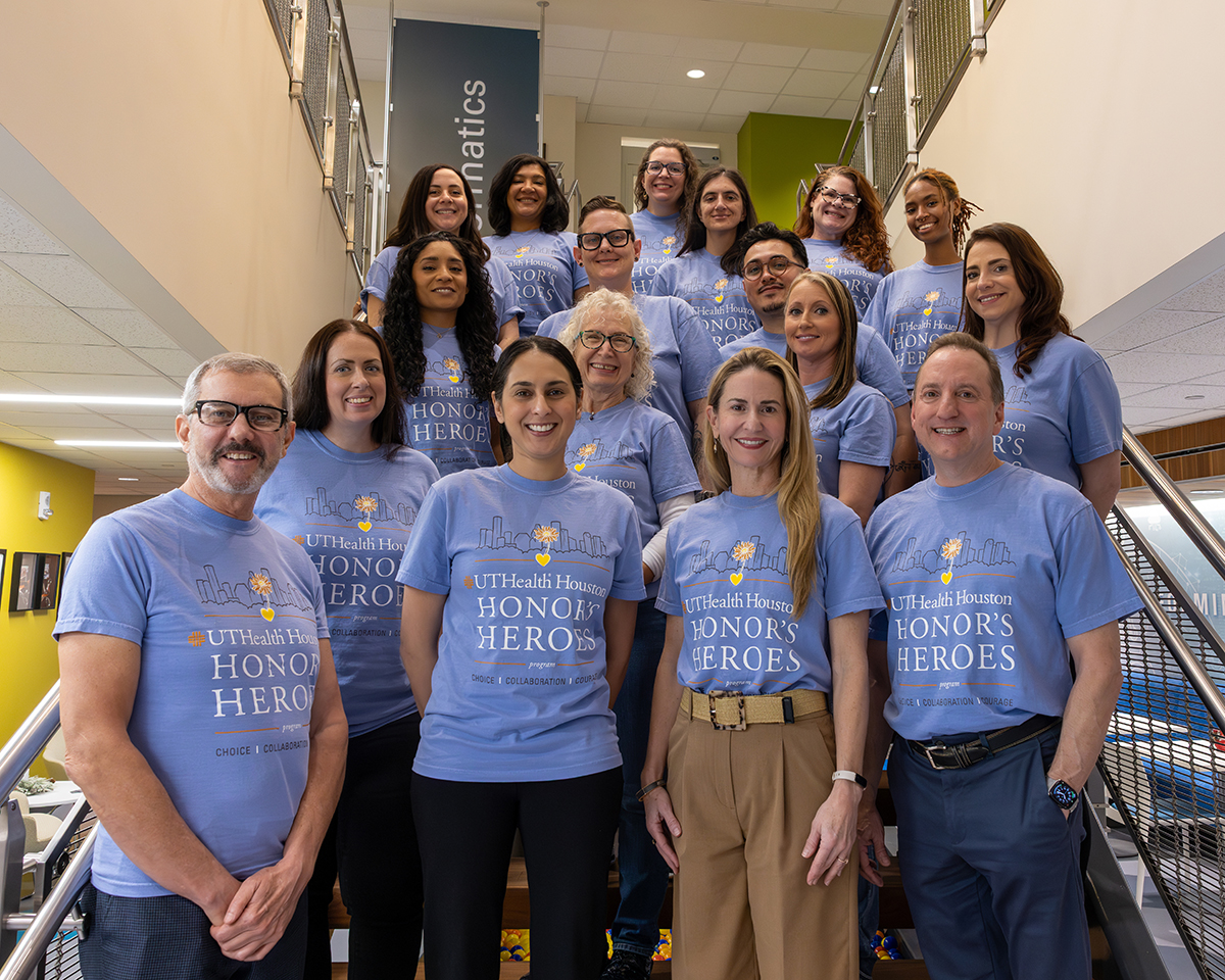 photo of Honor’s HEROES opioid recovery team at UTHealth Houston
