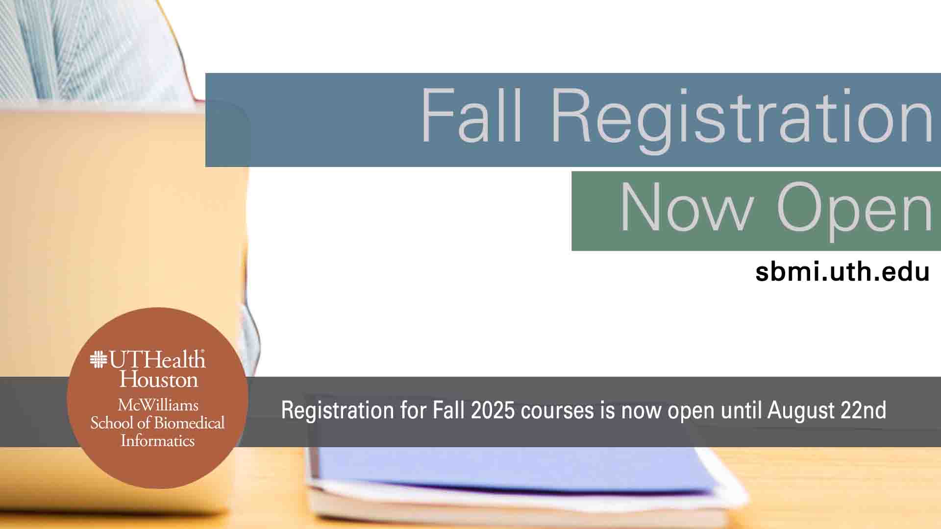 2025 Fall Course Registration Banner