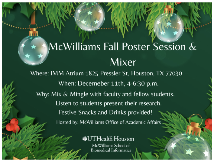 photo of the Fall Poster Session Invite