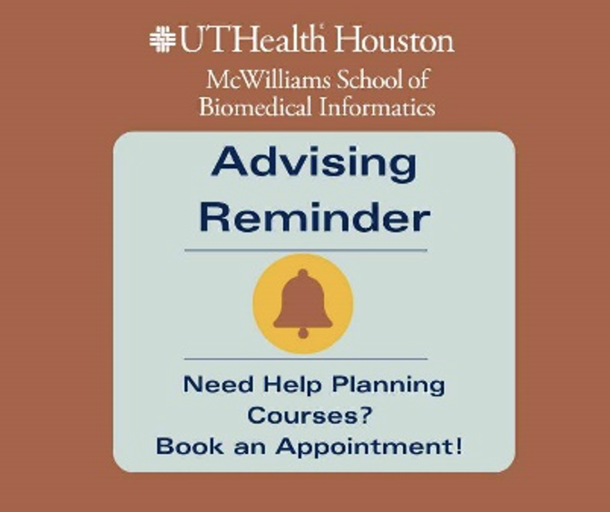 Photo of Advising Reminder