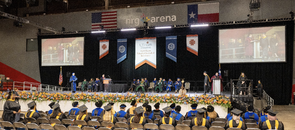 Commencement Ceremony Stage View